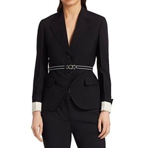 Prada belted wool jacket size 36/0